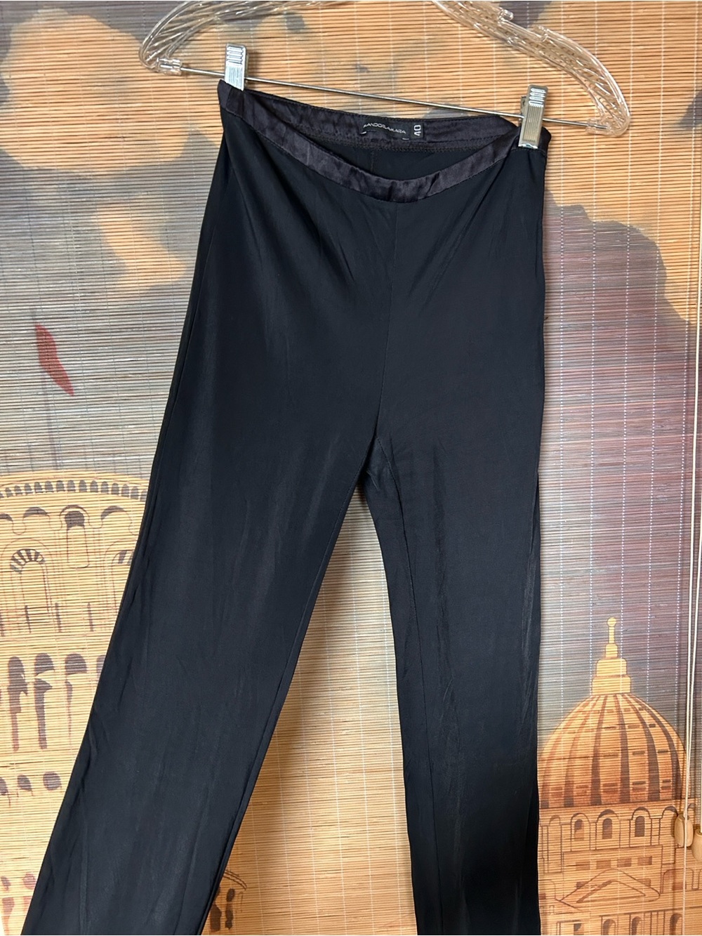 Mandorlamara Elegant Black Pants -Size 40
